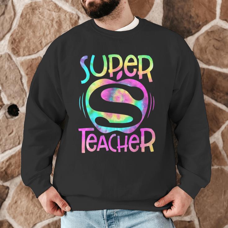 Super Teacher Back To School Apple Tie Dye First Day Men Graphic Sweatshirt, novelty gifts, funny gifts Super Teacher Back To School Apple Tie Dye First Day Men Graphic Sweatshirt, novelty gifts, funny gifts