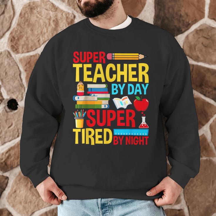Super Teacher By Day Super Tired By Night Superhero Teacher Men Graphic Sweatshirt, novelty gifts, funny gifts Super Teacher By Day Super Tired By Night Superhero Teacher Men Graphic Sweatshirt, novelty gifts, funny gifts