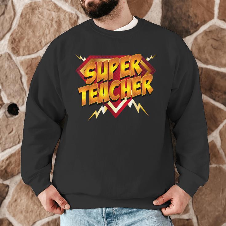 Super Teacher Superhero Back To School Teacher's Men Graphic Sweatshirt, novelty gifts, funny gifts Super Teacher Superhero Back To School Teacher's Men Graphic Sweatshirt, novelty gifts, funny gifts