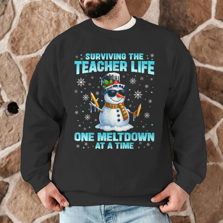 Surviving The Teacher Life Pjs Pajamas Christmas Xmas Teache Men Graphic Sweatshirt, novelty gifts, funny gifts Surviving The Teacher Life Pjs Pajamas Christmas Xmas Teache Men Graphic Sweatshirt, novelty gifts, funny gifts