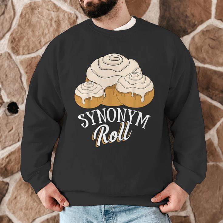 Synonym Roll Teacher And Grammar Geeks Pun For Men Women Kids Men Graphic Sweatshirt, novelty gifts, funny gifts