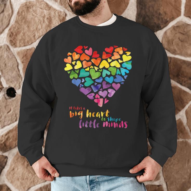 It Takes a Big Heart To Shape Little Minds Teacher Men Graphic Sweatshirt, novelty gifts, funny gifts It Takes a Big Heart To Shape Little Minds Teacher Men Graphic Sweatshirt, novelty gifts, funny gifts