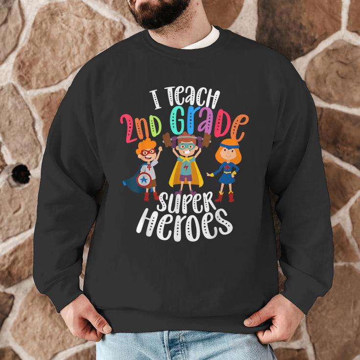 I Teach 2nd Grade Superheroes Back To School Teacher Men Women Girls Kids Men Graphic Sweatshirt, novelty gifts, funny gifts I Teach 2nd Grade Superheroes Back To School Teacher Men Women Girls Kids Men Graphic Sweatshirt, novelty gifts, funny gifts