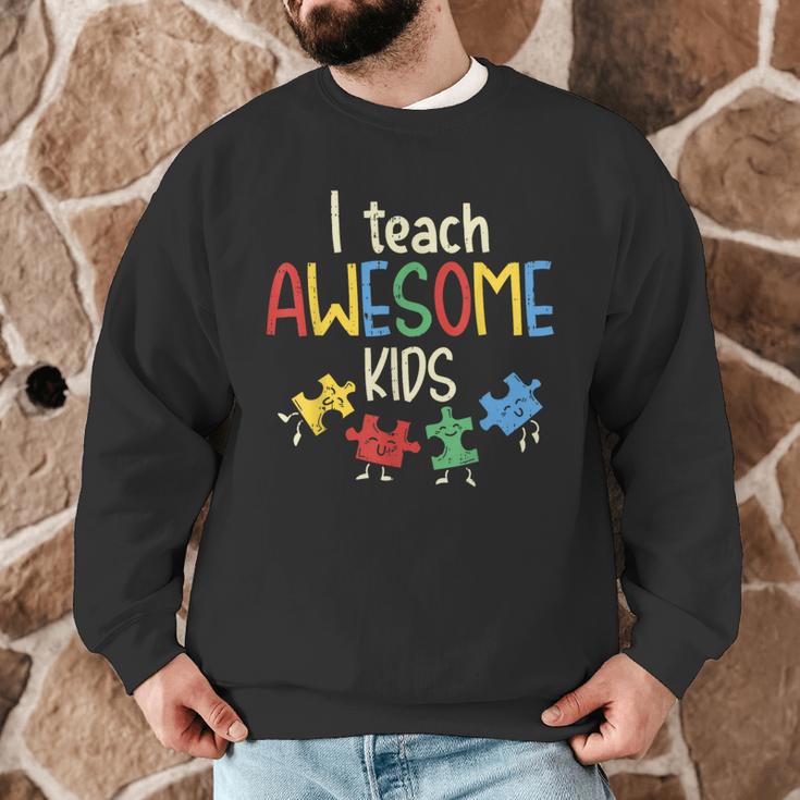 I Teach Awesome Kids Shirt Autism Special Education Teacher Men Graphic Sweatshirt, novelty gifts, funny gifts I Teach Awesome Kids Shirt Autism Special Education Teacher Men Graphic Sweatshirt, novelty gifts, funny gifts