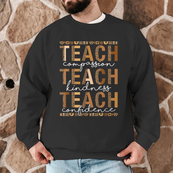 Teach Compassion Kindness Confidence History Teacher Men Graphic Sweatshirt, novelty gifts, funny gifts Teach Compassion Kindness Confidence History Teacher Men Graphic Sweatshirt, novelty gifts, funny gifts