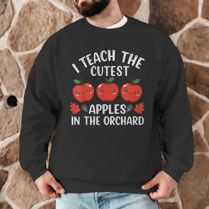 I Teach The Cutest Apples In The Orchard Cute Fall Teacher Men Graphic Sweatshirt, novelty gifts, funny gifts I Teach The Cutest Apples In The Orchard Cute Fall Teacher Men Graphic Sweatshirt, novelty gifts, funny gifts