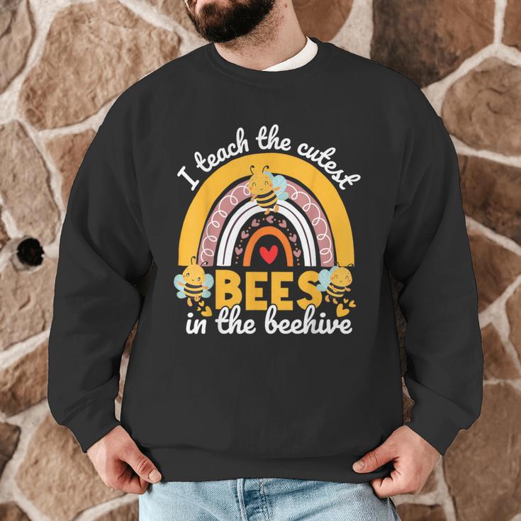 I Teach The Cutest Bees In The Beehive Teachers Day Men Graphic Sweatshirt, novelty gifts, funny gifts I Teach The Cutest Bees In The Beehive Teachers Day Men Graphic Sweatshirt, novelty gifts, funny gifts