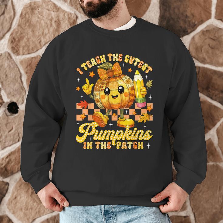 I Teach The Cutest Pumpkins In The Patch Teacher Halloween Men Graphic Sweatshirt, novelty gifts, funny gifts I Teach The Cutest Pumpkins In The Patch Teacher Halloween Men Graphic Sweatshirt, novelty gifts, funny gifts