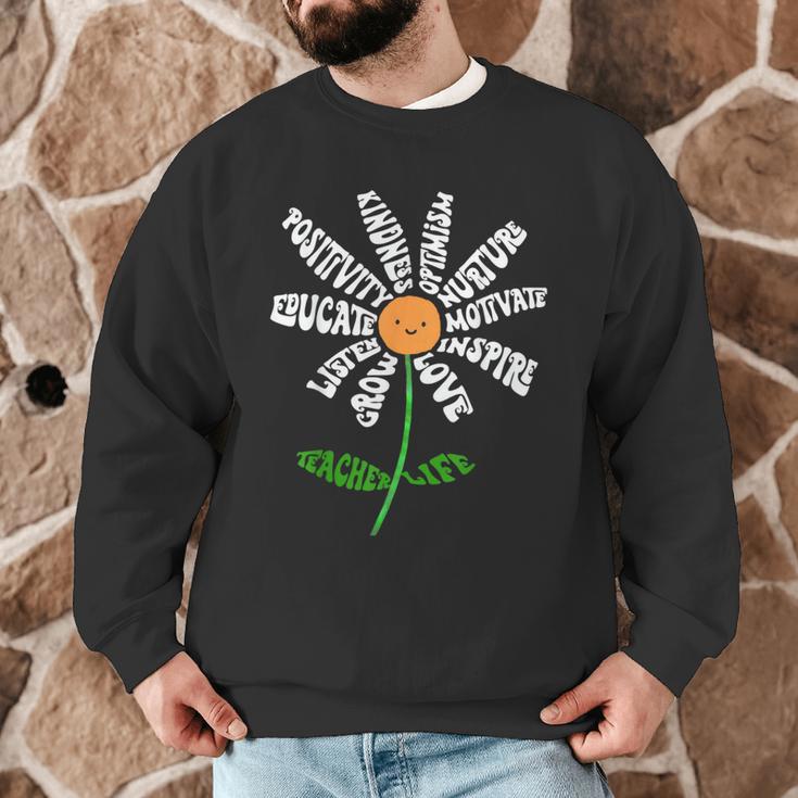 Teach Love Inspire Teachers Inspirational Flower Teachers Men Graphic Sweatshirt, novelty gifts, funny gifts Teach Love Inspire Teachers Inspirational Flower Teachers Men Graphic Sweatshirt, novelty gifts, funny gifts