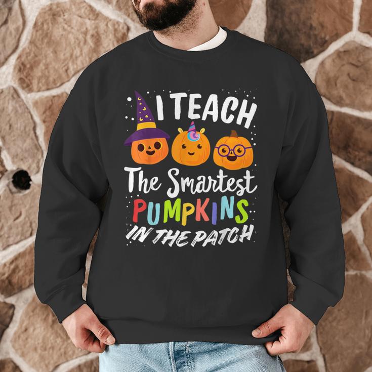 I Teach The Smartest Pumpkins The Patch Teacher Fall Season For Men Women Kids Men Graphic Sweatshirt, novelty gifts, funny gifts