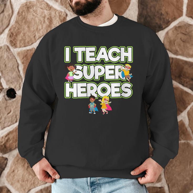 I Teach Superheroes School Teacher Professor Men Graphic Sweatshirt, novelty gifts, funny gifts I Teach Superheroes School Teacher Professor Men Graphic Sweatshirt, novelty gifts, funny gifts