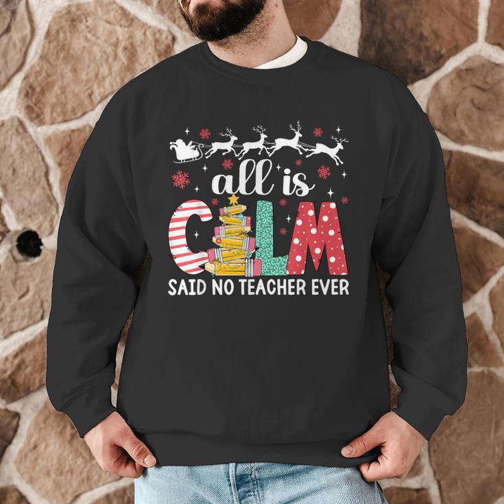 Teacher All Calm Said No Teacher Christmas Pencil Tree Men Graphic Sweatshirt, novelty gifts, funny gifts Teacher All Calm Said No Teacher Christmas Pencil Tree Men Graphic Sweatshirt, novelty gifts, funny gifts