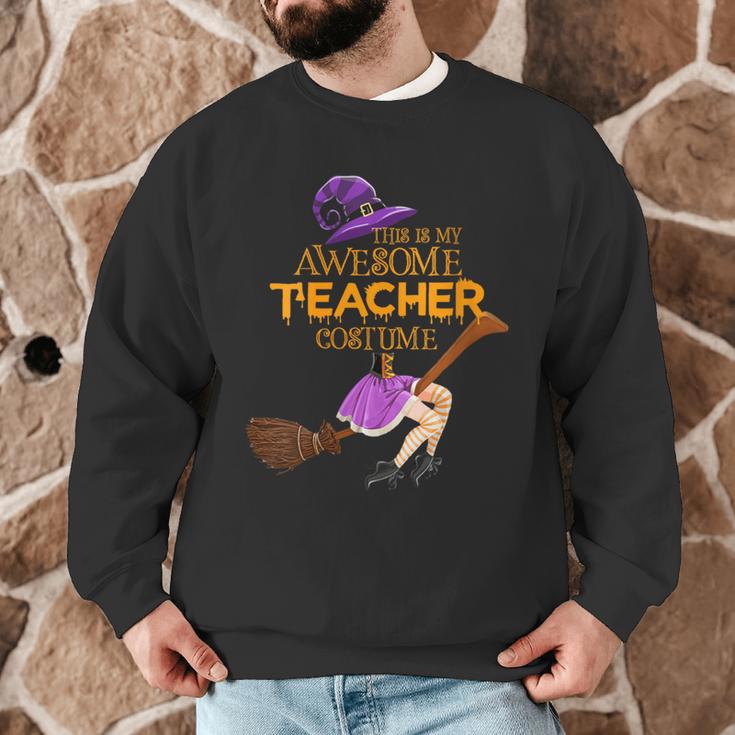 This Is My Teacher Costume Halloween Family Matching Group Men Graphic Sweatshirt, novelty gifts, funny gifts