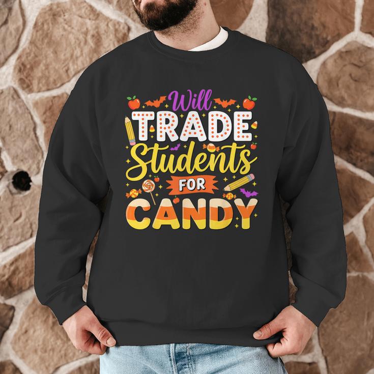Teacher Cute Will Trade Students For Candy Halloween Costume Men Graphic Sweatshirt, novelty gifts, funny gifts Teacher Cute Will Trade Students For Candy Halloween Costume Men Graphic Sweatshirt, novelty gifts, funny gifts