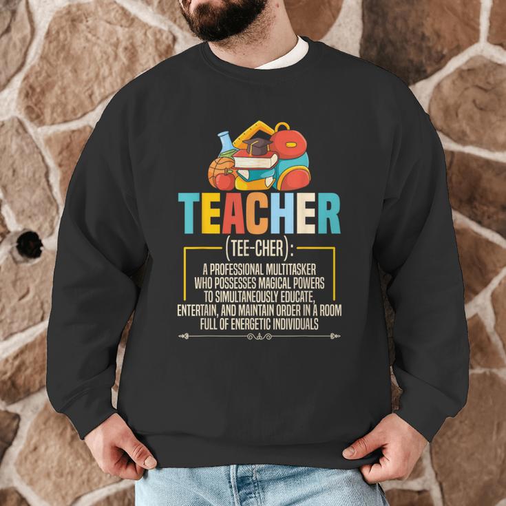 Teacher Definition Teaching School Teacher Men Women Men Graphic Sweatshirt, novelty gifts, funny gifts Teacher Definition Teaching School Teacher Men Women Men Graphic Sweatshirt, novelty gifts, funny gifts
