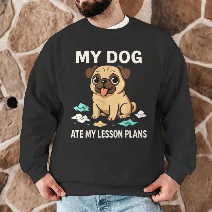 Teacher My Dog Ate My Lesson Plans School Staff Men Graphic Sweatshirt, novelty gifts, funny gifts Teacher My Dog Ate My Lesson Plans School Staff Men Graphic Sweatshirt, novelty gifts, funny gifts