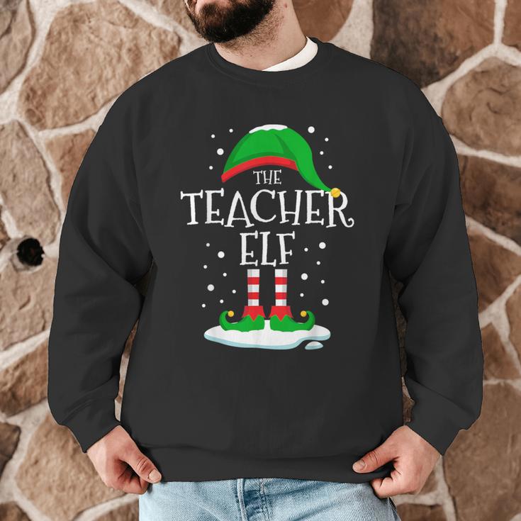 The Teacher Elf Christmas Family Matching Xmas Group For Men Women Men Graphic Sweatshirt, novelty gifts, funny gifts