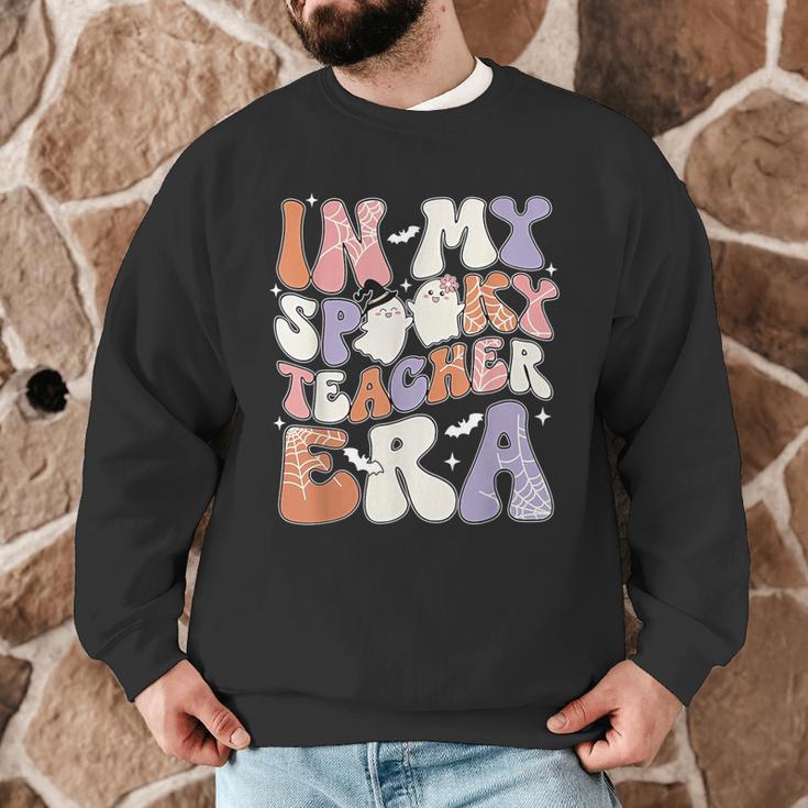Teacher Halloween In My Spooky Teacher Era Retro Groovy Men Graphic Sweatshirt, novelty gifts, funny gifts Teacher Halloween In My Spooky Teacher Era Retro Groovy Men Graphic Sweatshirt, novelty gifts, funny gifts