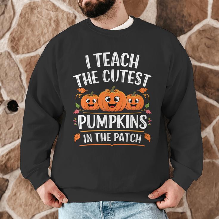 Teacher Halloween I Teach The Cutest Pumpkins In The Patch Men Graphic Sweatshirt, novelty gifts, funny gifts Teacher Halloween I Teach The Cutest Pumpkins In The Patch Men Graphic Sweatshirt, novelty gifts, funny gifts