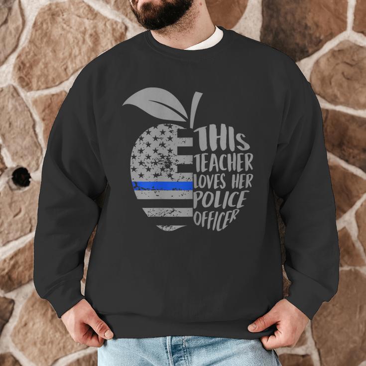 This Teacher Loves Her Police Officer Wife Saying Men Graphic Sweatshirt, novelty gifts, funny gifts This Teacher Loves Her Police Officer Wife Saying Men Graphic Sweatshirt, novelty gifts, funny gifts