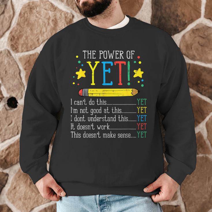 Teacher Power Of Yet Cant Do This Inspirational Women Men Men Graphic Sweatshirt, novelty gifts, funny gifts Teacher Power Of Yet Cant Do This Inspirational Women Men Men Graphic Sweatshirt, novelty gifts, funny gifts