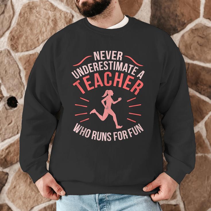 Teacher Who Runs Half Marathon Runner Running Lover Graphic Men Graphic Sweatshirt, novelty gifts, funny gifts Teacher Who Runs Half Marathon Runner Running Lover Graphic Men Graphic Sweatshirt, novelty gifts, funny gifts