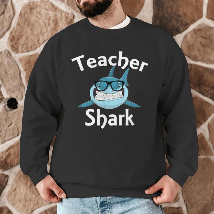 Teacher Shark Teacher For Men Women Men Graphic Sweatshirt, novelty gifts, funny gifts