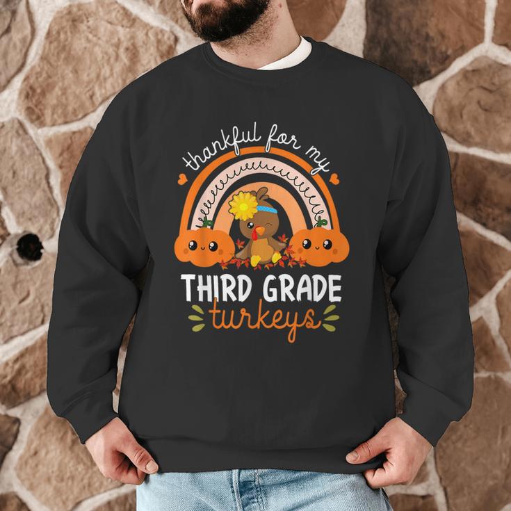 Teacher Thanksgiving Thankful For My Third Grade Turkeys Men Graphic Sweatshirt, novelty gifts, funny gifts Teacher Thanksgiving Thankful For My Third Grade Turkeys Men Graphic Sweatshirt, novelty gifts, funny gifts