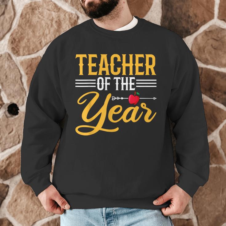 Teacher Of The Year Men Women Teachers Men Graphic Sweatshirt, novelty gifts, funny gifts