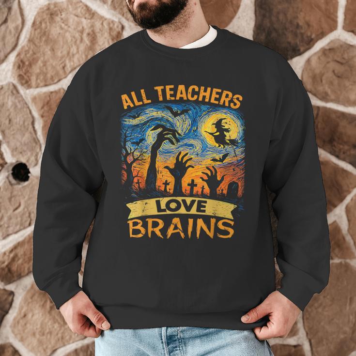 All Teachers Love Brains Shirt Teacher Halloween Tee Men Graphic Sweatshirt, novelty gifts, funny gifts All Teachers Love Brains Shirt Teacher Halloween Tee Men Graphic Sweatshirt, novelty gifts, funny gifts