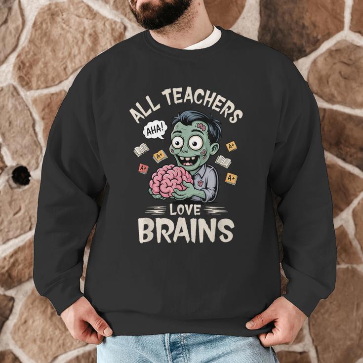 Teachers Love Brains Tee-Shirt Men Women Halloween Teacher Men Graphic Sweatshirt, novelty gifts, funny gifts Teachers Love Brains Tee-Shirt Men Women Halloween Teacher Men Graphic Sweatshirt, novelty gifts, funny gifts