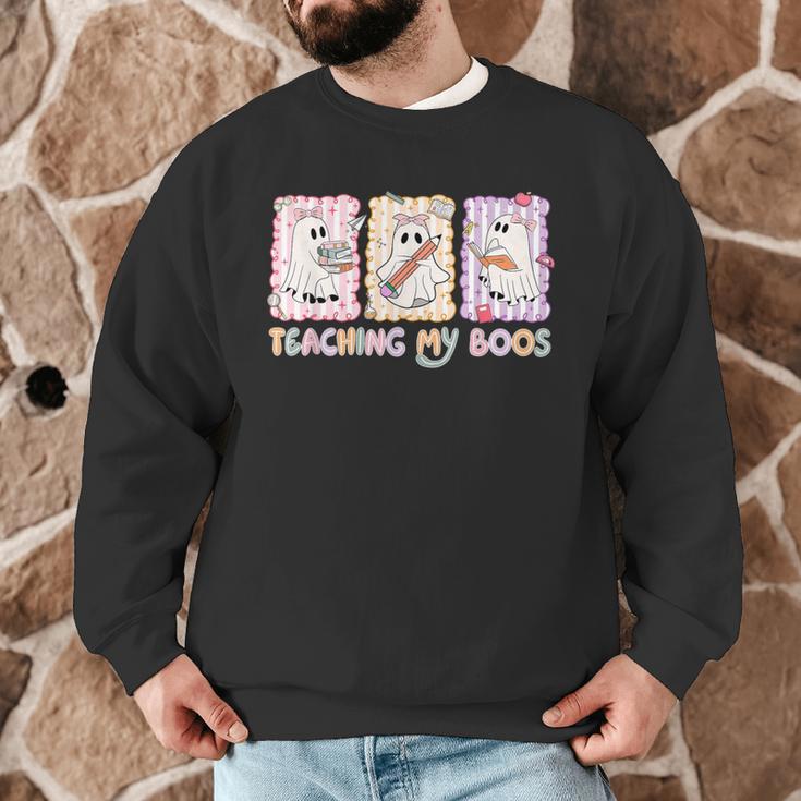 Teaching Is My Boos Teacher Ghost Halloween Women Girls Men Graphic Sweatshirt, novelty gifts, funny gifts Teaching Is My Boos Teacher Ghost Halloween Women Girls Men Graphic Sweatshirt, novelty gifts, funny gifts