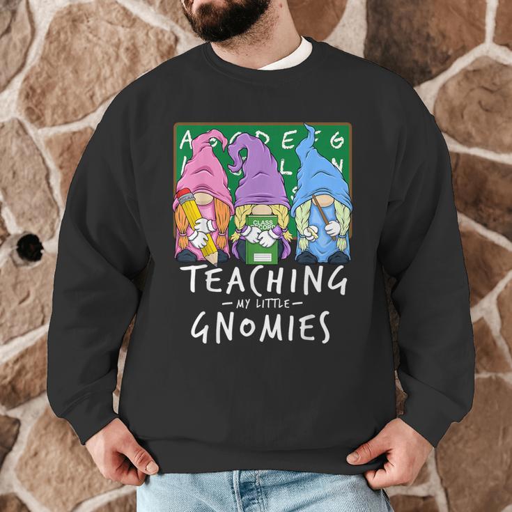 Teaching My Little Gnomies With Gnome For Teacher Women Men Graphic Sweatshirt, novelty gifts, funny gifts Teaching My Little Gnomies With Gnome For Teacher Women Men Graphic Sweatshirt, novelty gifts, funny gifts
