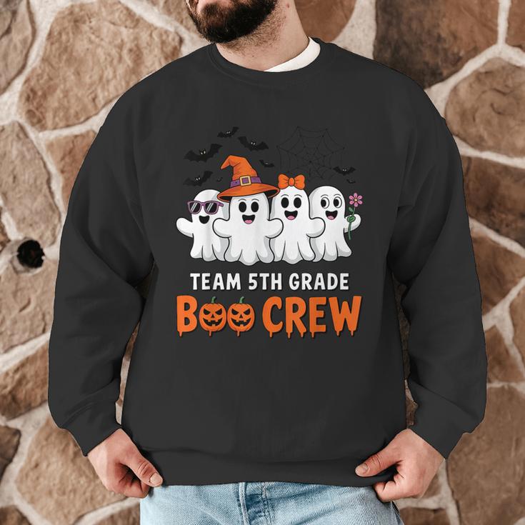Team 5th Grade Boo Crew Halloween Teacher Student Costume Men Graphic Sweatshirt, novelty gifts, funny gifts