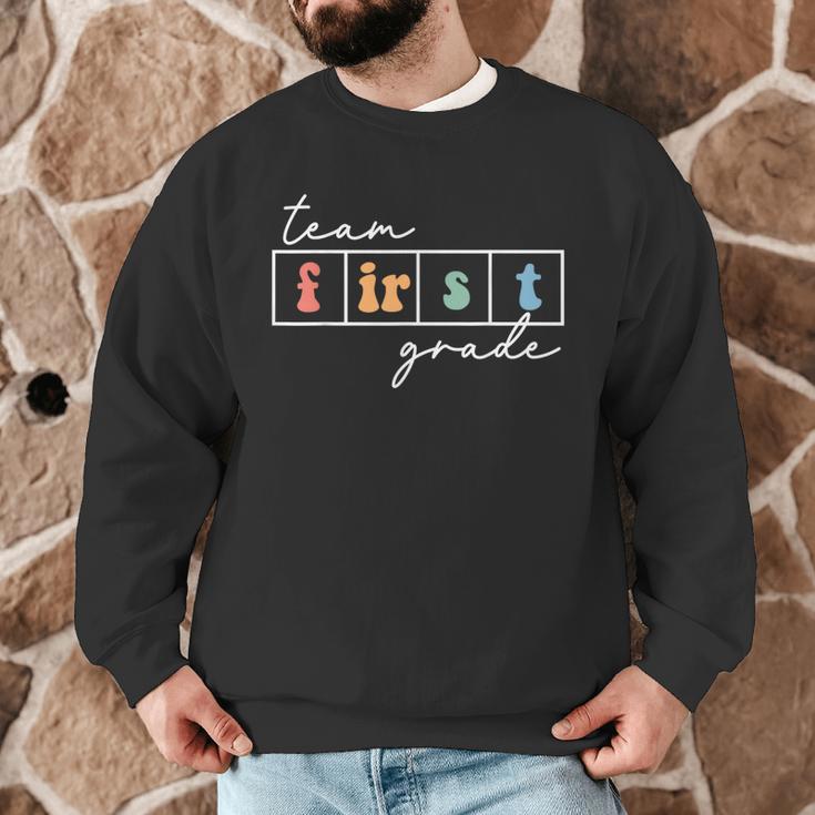 Team First Grade Back To School 1st Grade Teacher Kids Cute Men Graphic Sweatshirt, novelty gifts, funny gifts Team First Grade Back To School 1st Grade Teacher Kids Cute Men Graphic Sweatshirt, novelty gifts, funny gifts