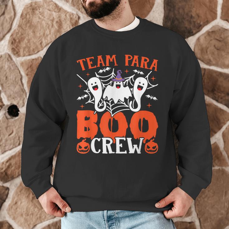 Team Para Boo Crew Halloween Ghost Paraprofessional Teacher Men Graphic Sweatshirt, novelty gifts, funny gifts Team Para Boo Crew Halloween Ghost Paraprofessional Teacher Men Graphic Sweatshirt, novelty gifts, funny gifts