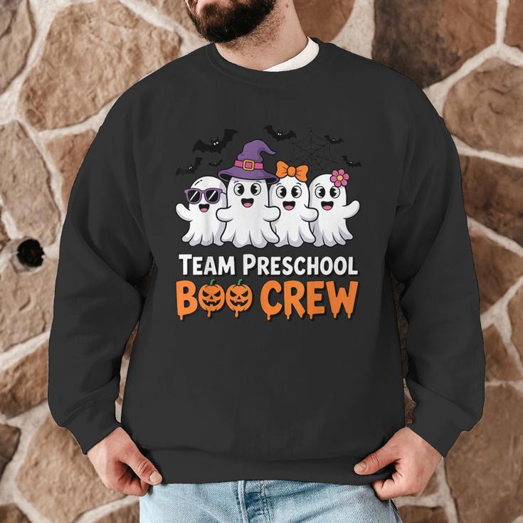 Team Preschool Boo Crew Halloween Teacher Student Costume Men Graphic Sweatshirt, novelty gifts, funny gifts
