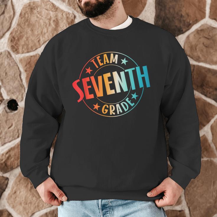 Team Seventh Grade Teacher Student Back To School 7th Grade Men Graphic Sweatshirt, novelty gifts, funny gifts Team Seventh Grade Teacher Student Back To School 7th Grade Men Graphic Sweatshirt, novelty gifts, funny gifts