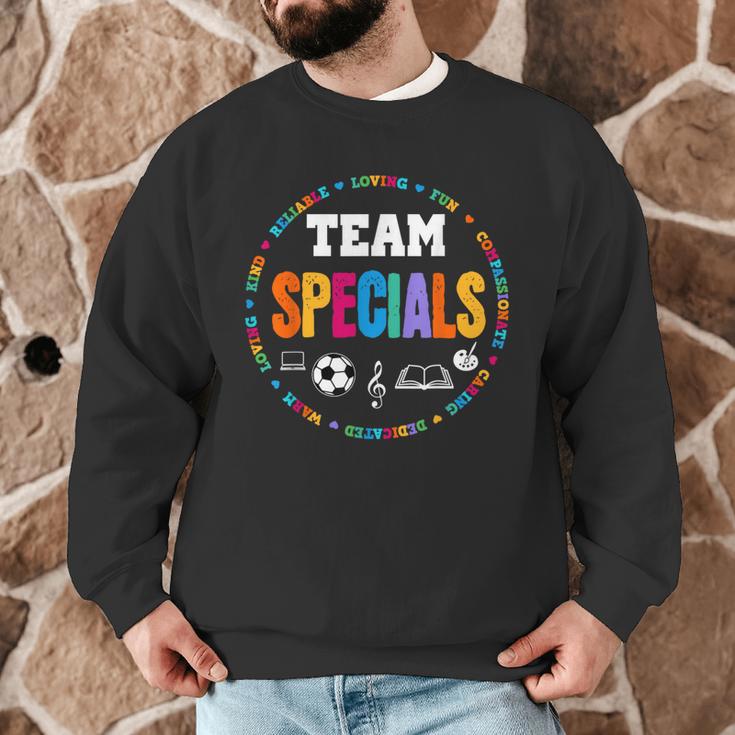 TEAM Specials Teacher TRIBE Squad Back To Primary School Men Graphic Sweatshirt, novelty gifts, funny gifts TEAM Specials Teacher TRIBE Squad Back To Primary School Men Graphic Sweatshirt, novelty gifts, funny gifts