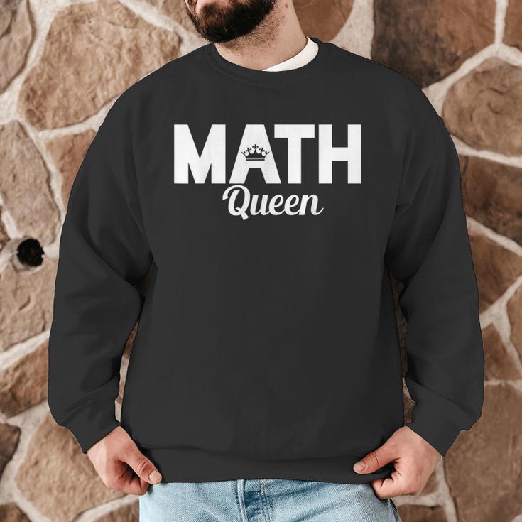 TeeArt Math Mathematics Queen Math Teacher Men Graphic Sweatshirt, novelty gifts, funny gifts TeeArt Math Mathematics Queen Math Teacher Men Graphic Sweatshirt, novelty gifts, funny gifts