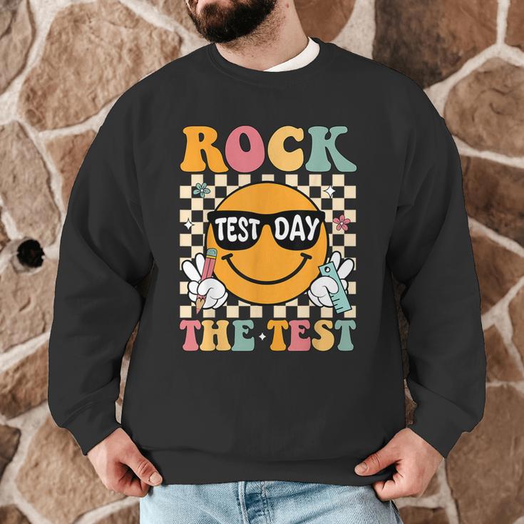 Test Day Rock The Test Teacher Testing Day You Got This Men Graphic Sweatshirt, novelty gifts, funny gifts Test Day Rock The Test Teacher Testing Day You Got This Men Graphic Sweatshirt, novelty gifts, funny gifts