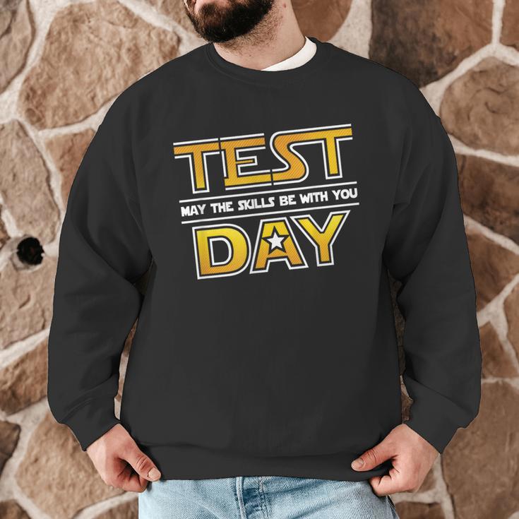 Test Day Testing May The Skills Be With You School Teacher Men Graphic Sweatshirt, novelty gifts, funny gifts Test Day Testing May The Skills Be With You School Teacher Men Graphic Sweatshirt, novelty gifts, funny gifts