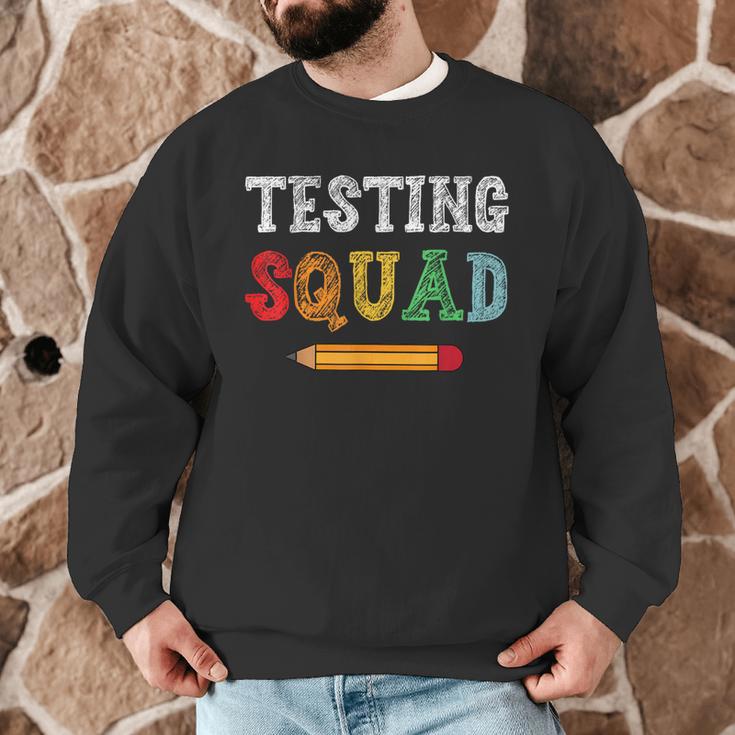Testing Squad Costume Test Day Teacher Student School Men Graphic Sweatshirt, novelty gifts, funny gifts