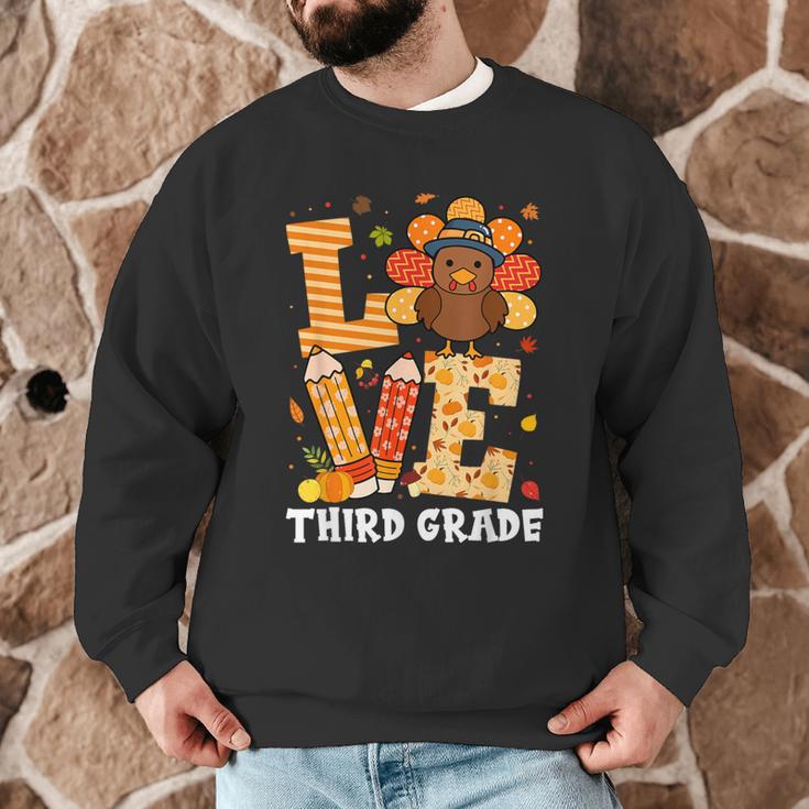 Thanksgiving Love Third Grade Teacher Turkey Autumn Fall Men Women Girls Kids Men Graphic Sweatshirt, novelty gifts, funny gifts Thanksgiving Love Third Grade Teacher Turkey Autumn Fall Men Women Girls Kids Men Graphic Sweatshirt, novelty gifts, funny gifts