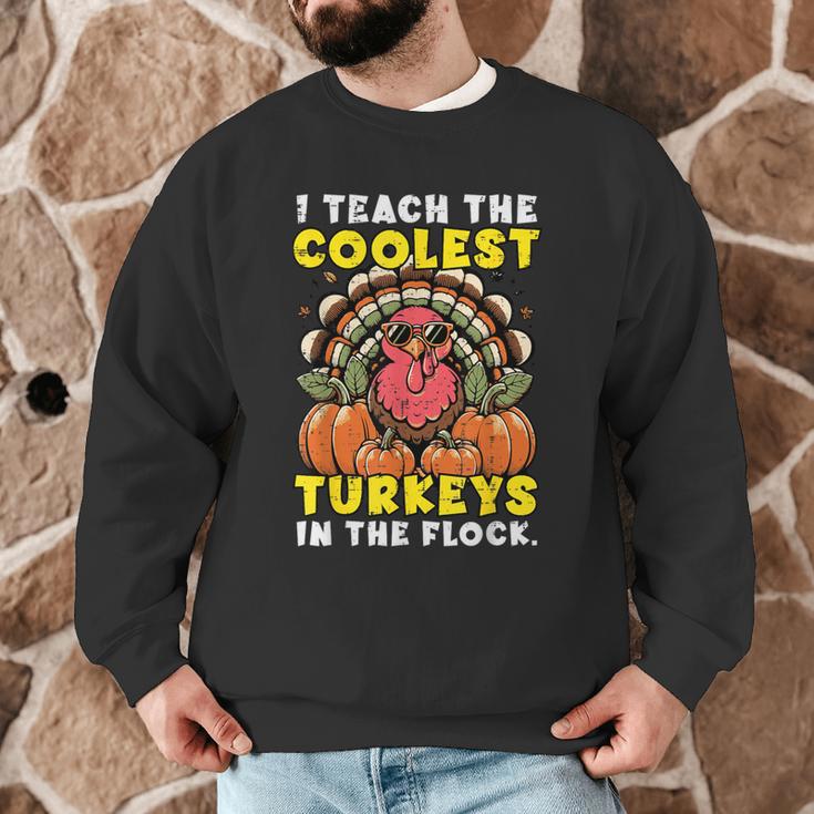 Thanksgiving I Teach Coolest Turkeys Teacher Fall Women Men Men Graphic Sweatshirt, novelty gifts, funny gifts Thanksgiving I Teach Coolest Turkeys Teacher Fall Women Men Men Graphic Sweatshirt, novelty gifts, funny gifts