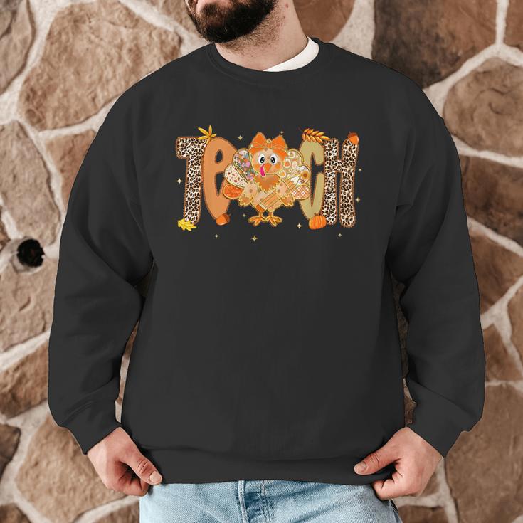 Thanksgiving Turkey Teach Thankful Teacher Girly Bow Women Men Graphic Sweatshirt, novelty gifts, funny gifts Thanksgiving Turkey Teach Thankful Teacher Girly Bow Women Men Graphic Sweatshirt, novelty gifts, funny gifts