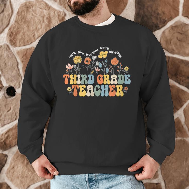 Third 3rd Grade Teacher Appreciation Teaching Wildflowers Men Graphic Sweatshirt, novelty gifts, funny gifts Third 3rd Grade Teacher Appreciation Teaching Wildflowers Men Graphic Sweatshirt, novelty gifts, funny gifts