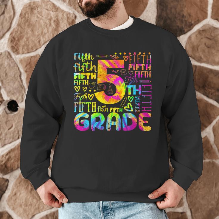 Tie Dye 5th Grade Typography Team Fifth Grade Teacher For Men Women Girls Kids Men Graphic Sweatshirt, novelty gifts, funny gifts Tie Dye 5th Grade Typography Team Fifth Grade Teacher For Men Women Girls Kids Men Graphic Sweatshirt, novelty gifts, funny gifts