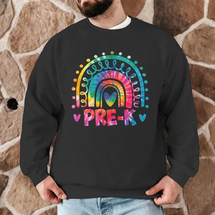 Tie Dye Prek Teacher Rainbow Preschool Back To School Girl Men Graphic Sweatshirt, novelty gifts, funny gifts