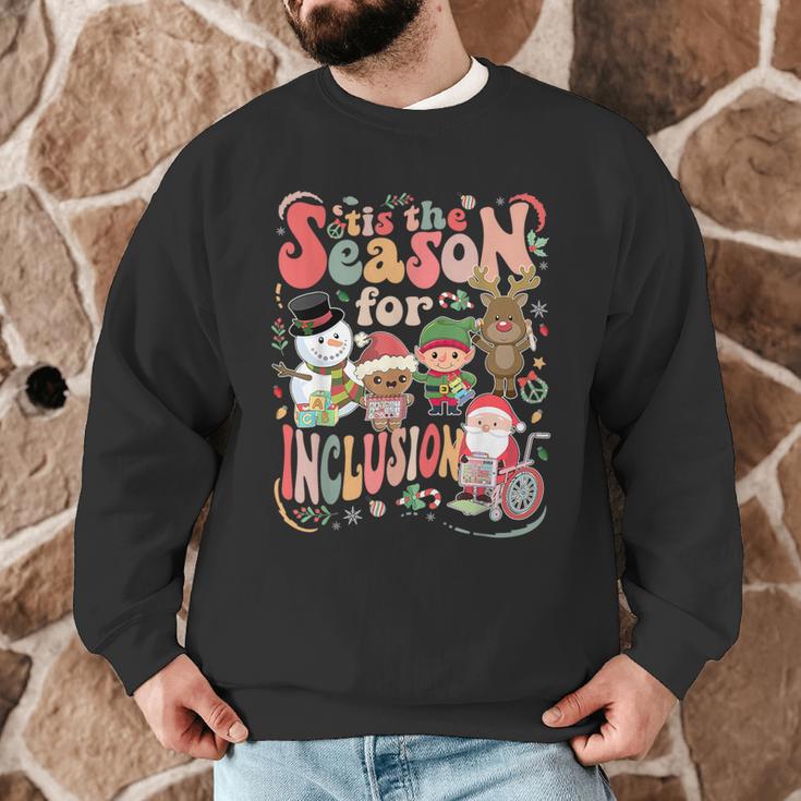 Tis The Season For Inclusion Christmas Sped Teacher Men Graphic Sweatshirt, novelty gifts, funny gifts